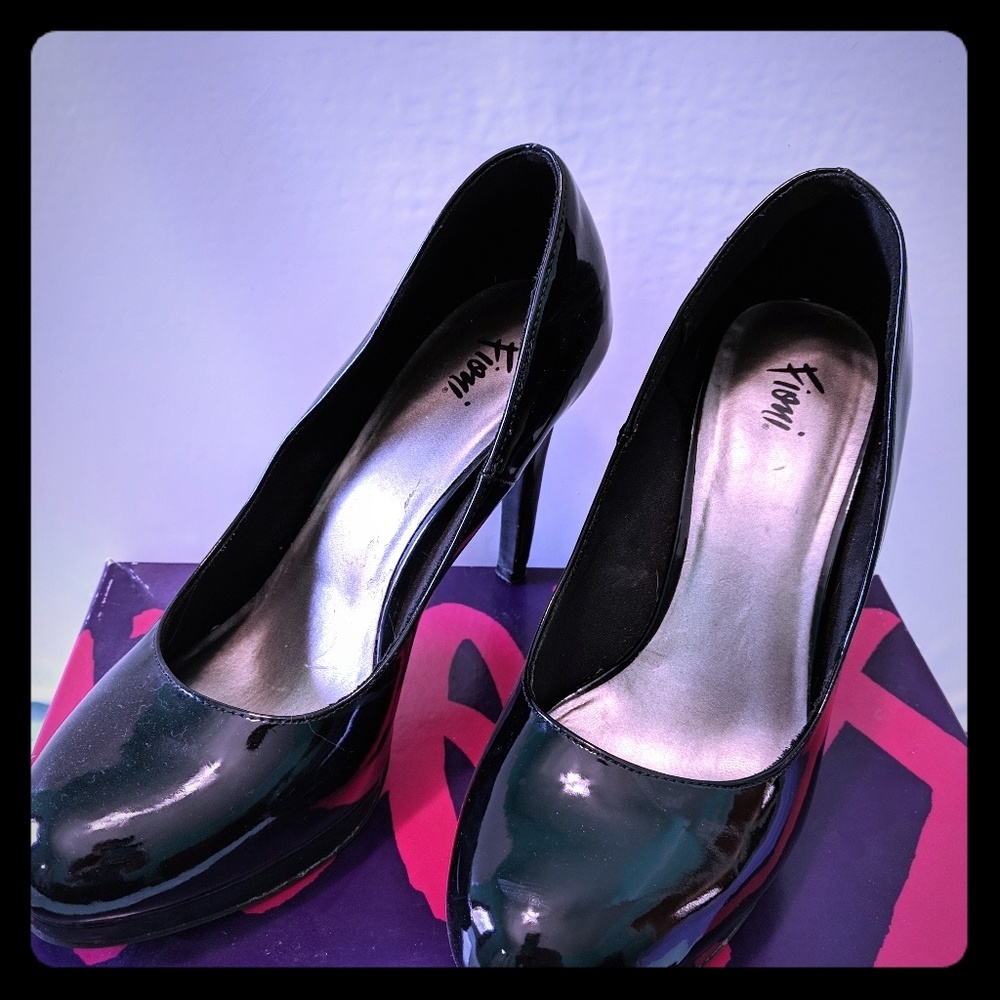 Black stilettos